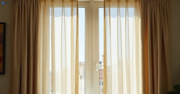 Dull dusty drapes in cheltenham-vic before professional cleaning